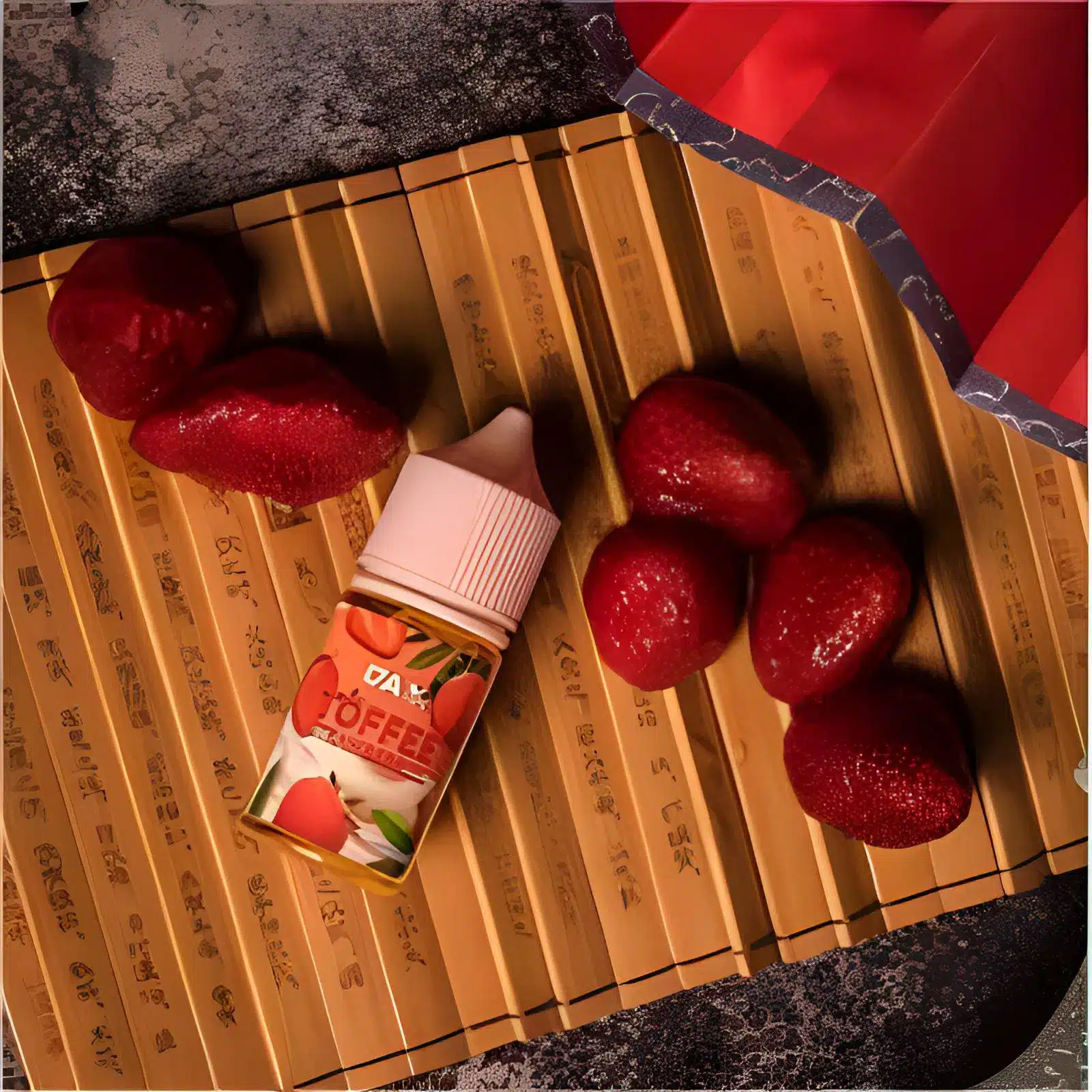 DAVAPE TOFFEE STRAWBERRIES 菸油|草莓太妃糖口味|30ML/60ML(0/30mg) DAVAPE TOFFEE STRAWBERRIES 菸油|草莓太妃糖口味|30ML/60ML(0/30mg)